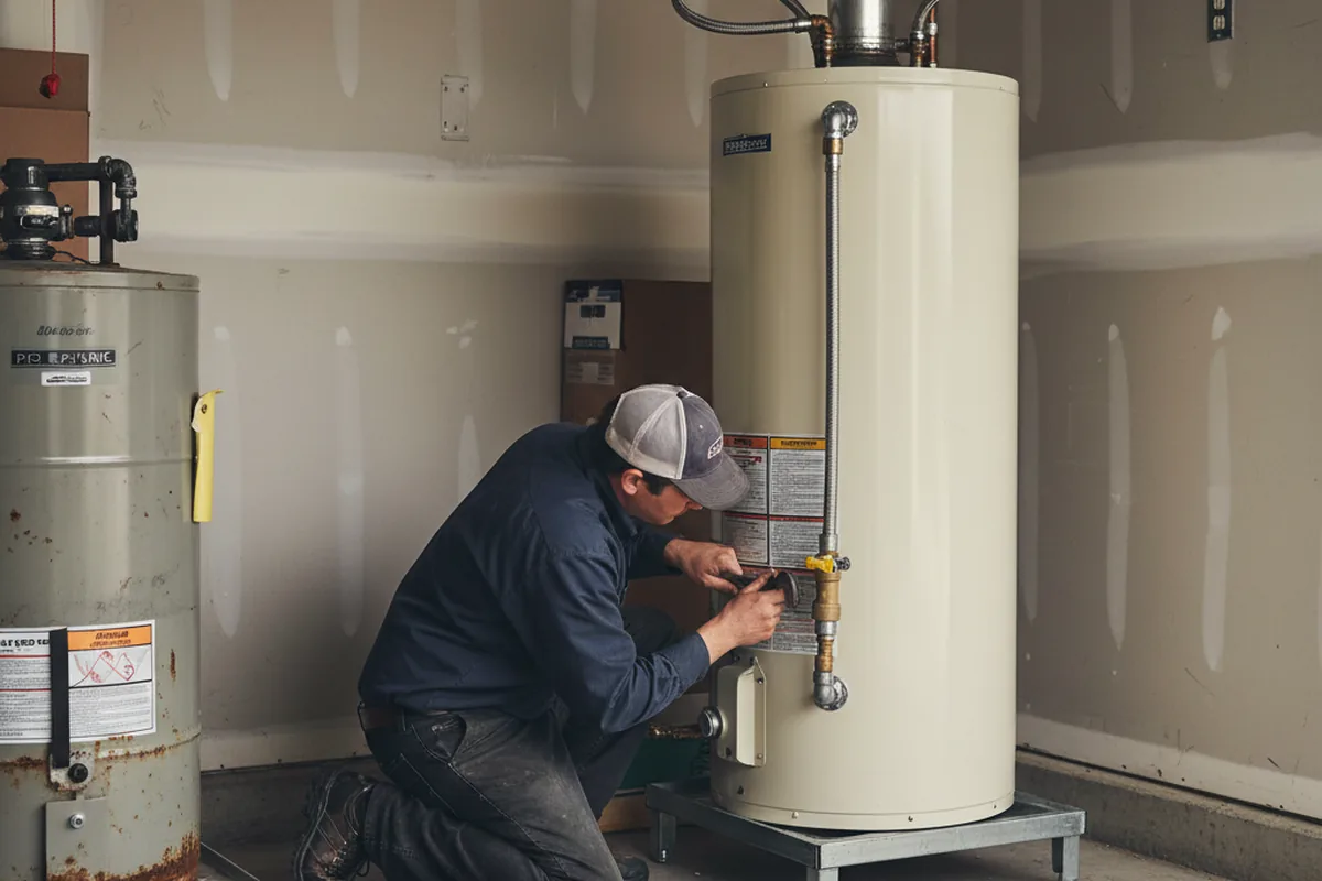 Water heater and shutoff valve replacement in Boca Raton